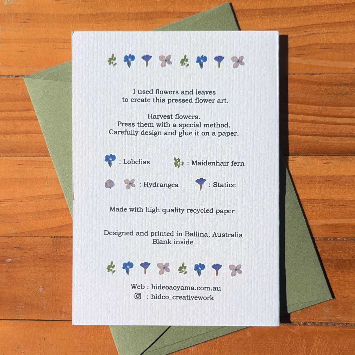 HYDRANGEA WAVE CARD