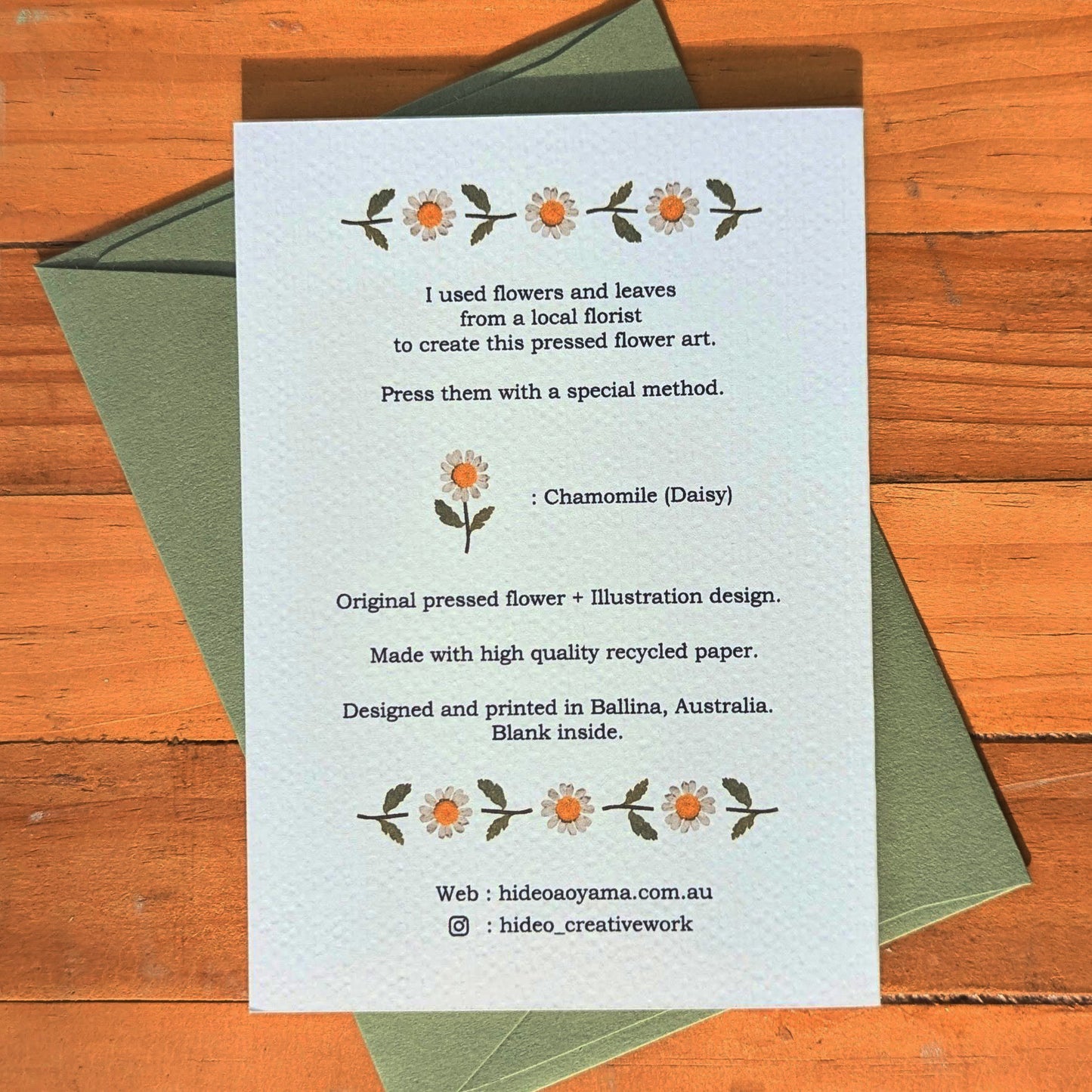 CHAMOMILE CARD