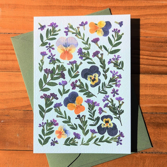 VIOLA + CUPHEA CARD