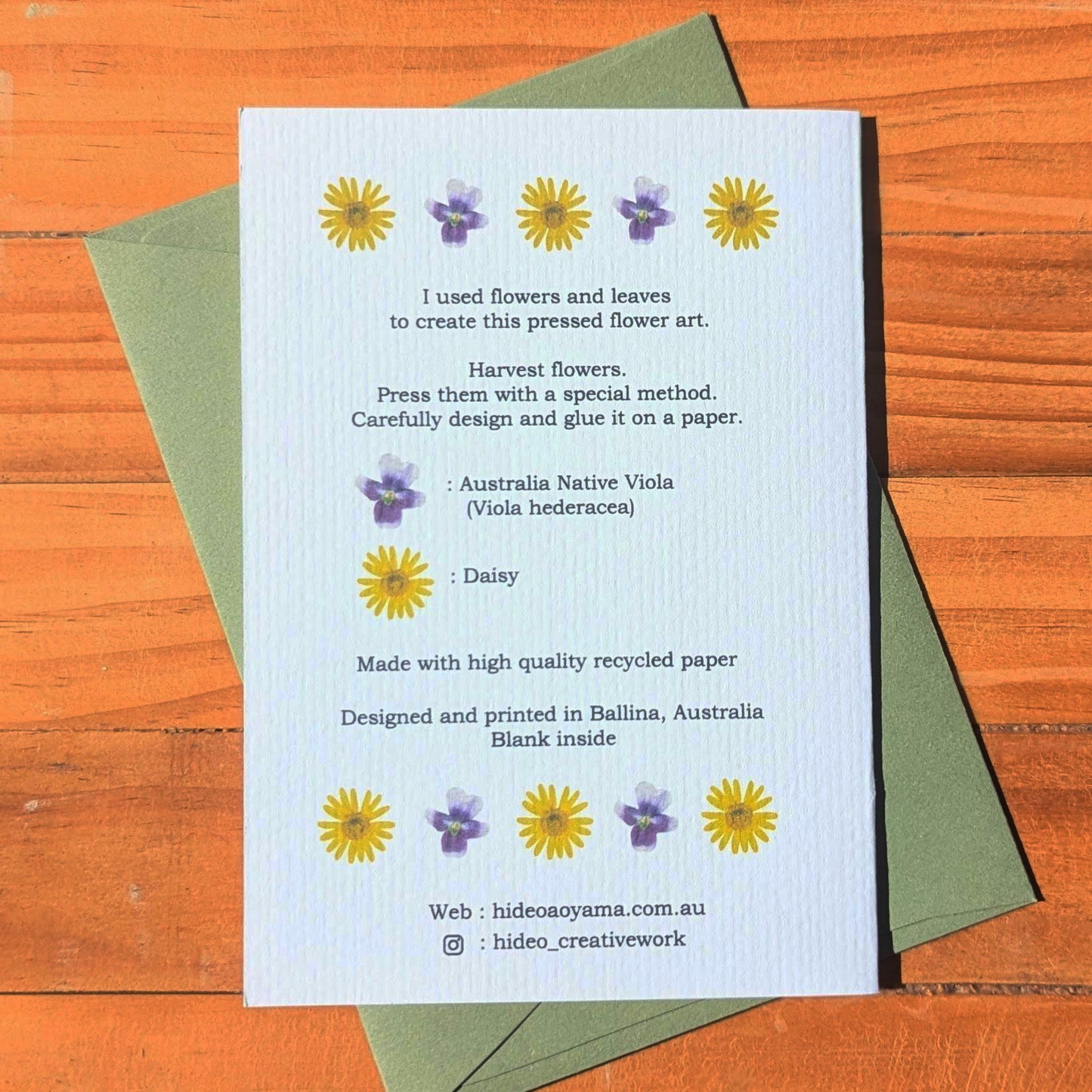 NATIVE VIOLA CARD