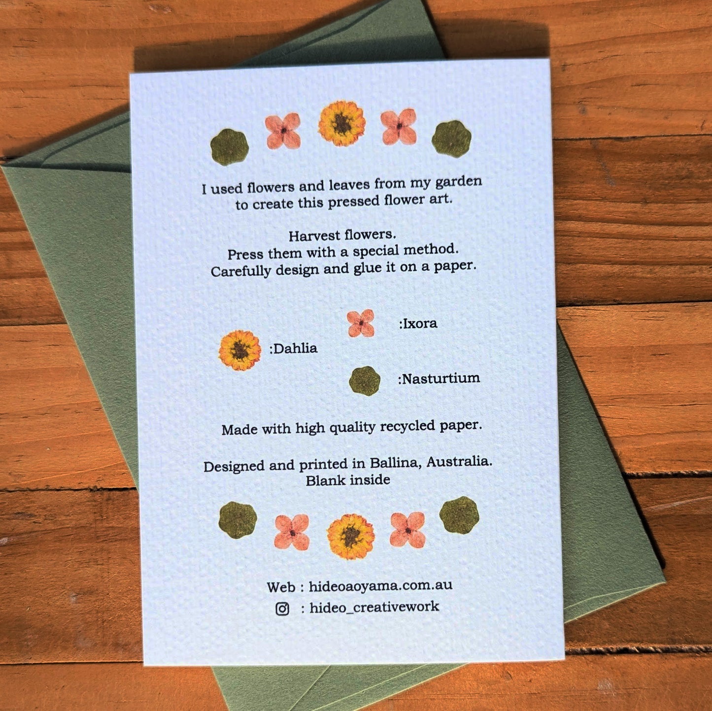 DAHLIA CARD