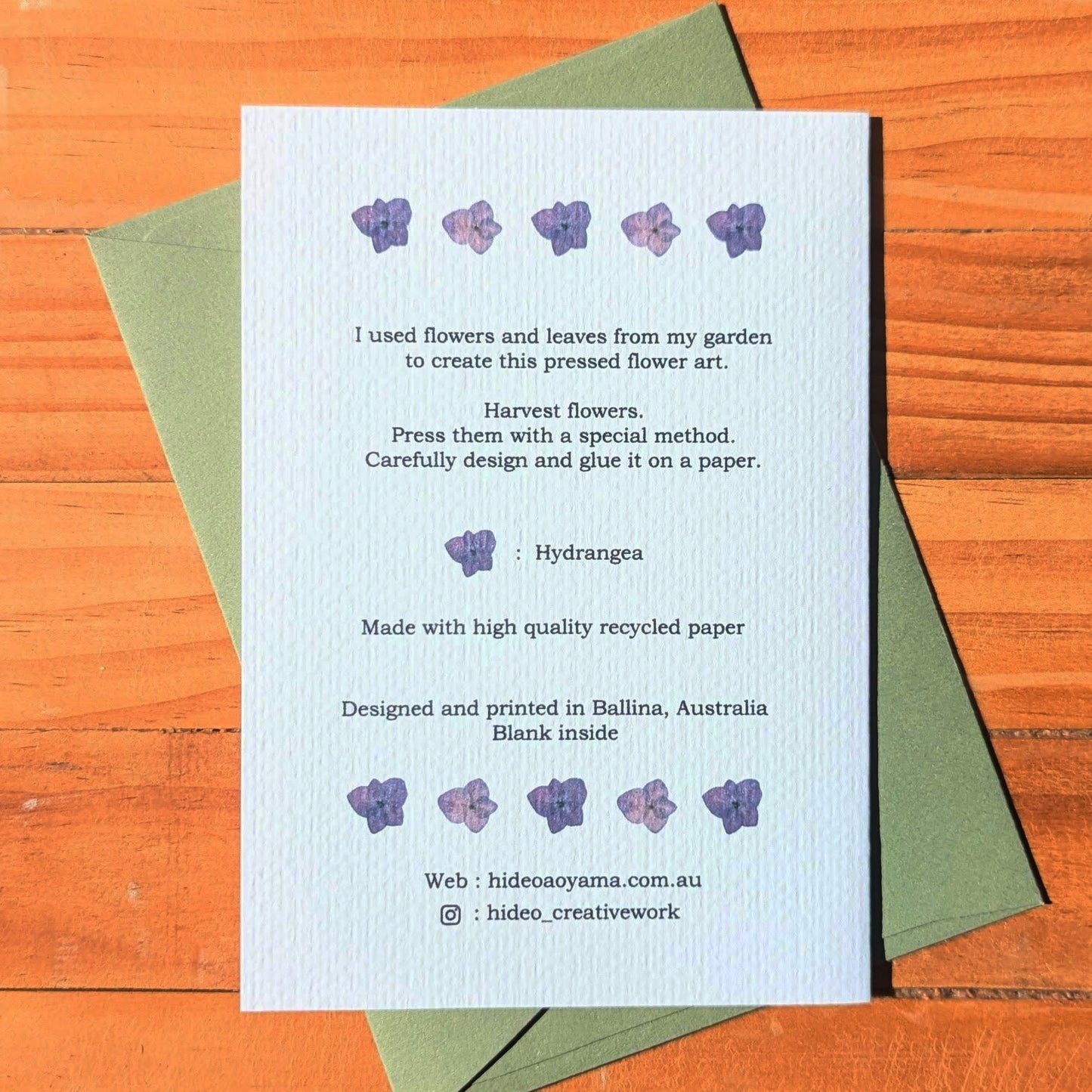 HYDRANGEA CARD