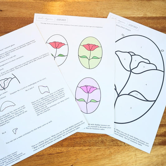"The Rose"      Stained Glass Pattern