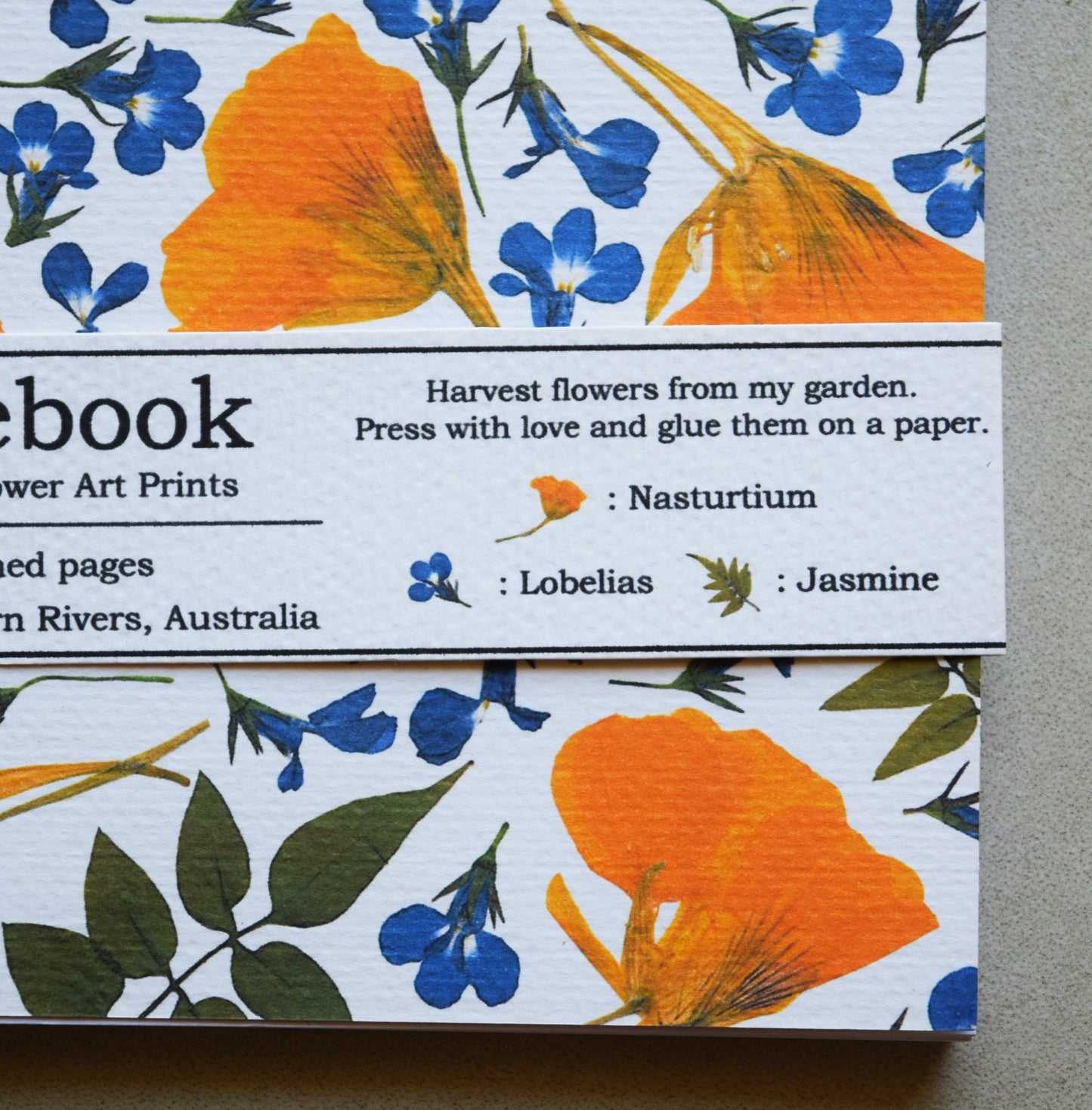 NASTURTIUM  NOTEBOOK