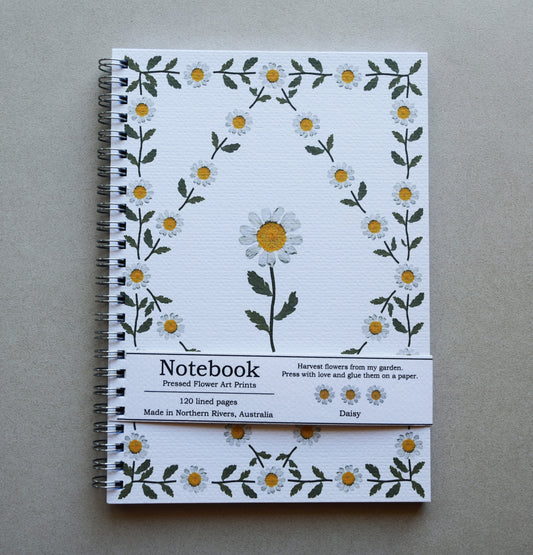 CHAMOMILE WHITE NOTEBOOK