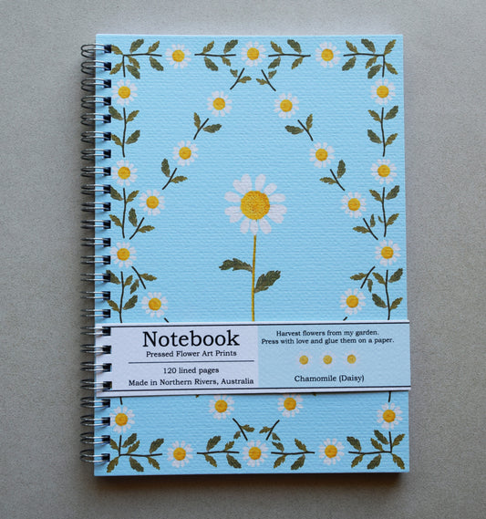 CHAMOMILE BLUE NOTEBOOK